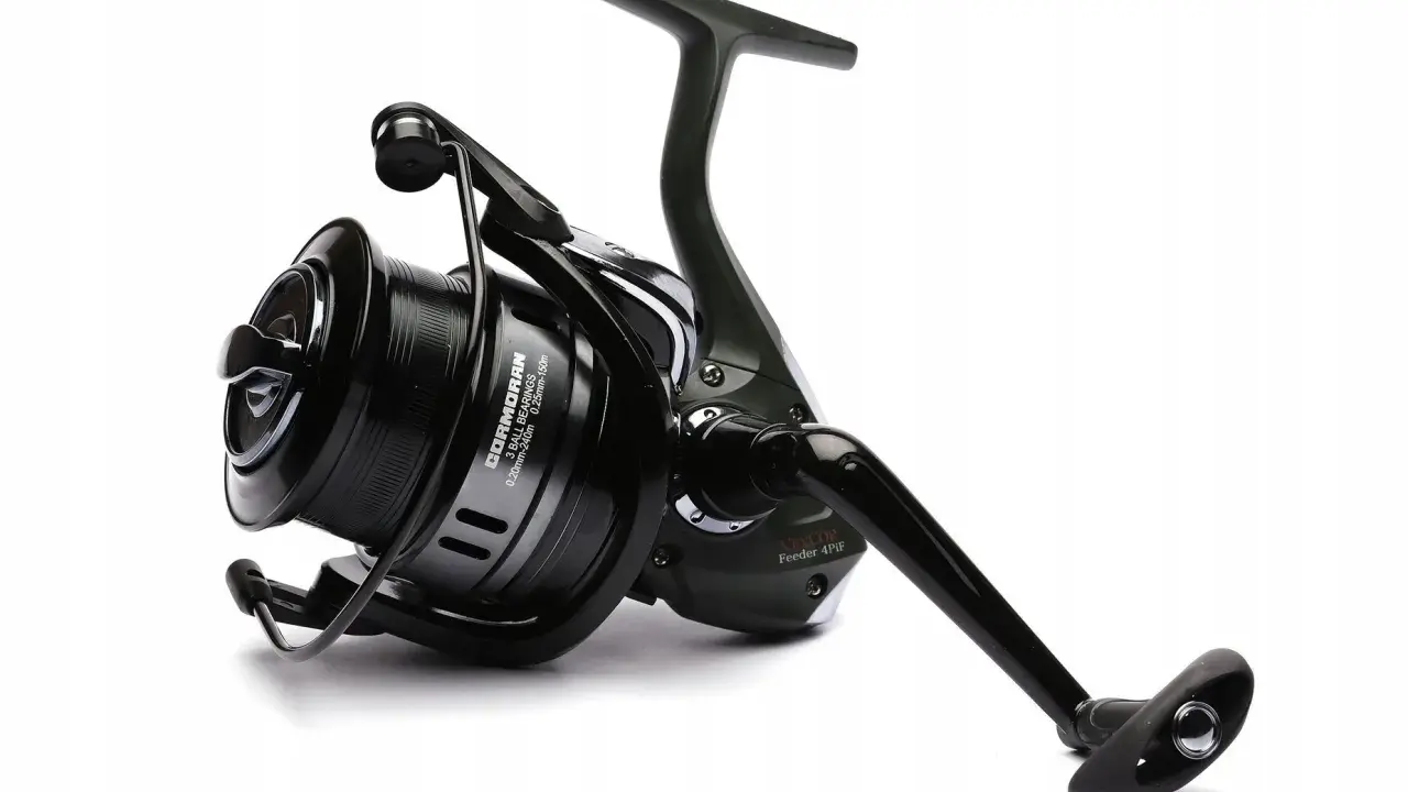 Cormoran Feeder 4PiF – idealny kołowrotek do feedera 120g. Solidna konstrukcja, 3 łożyska kulkowe, pojemność szpuli 0.20mm-240m.