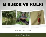 Trzy zdjęcia: jezioro, wędkarz z karpiem i kulki proteinowe na haczyku. Klucz do tego, jak złowić karpia.