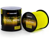 Jaka żyłka na karpia 20 kg? Tandem Baits Steel Mono Fluo Yellow 0,30mm, wytrzymałość 6,4 kg. Idealna na dalekie rzuty.