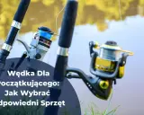 Dwa kołowrotki i wędki, idealne wyposażenie wędkarza na początek przygody z łowieniem ryb.
