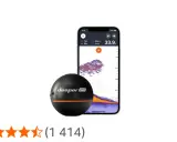 Sonar Deeper PRO i smartfon z aplikacją pokazującą głębokość i strukturę dna. Idealny do łowienia ryb, zapewnia głębszy start w wędkarskie przygody.